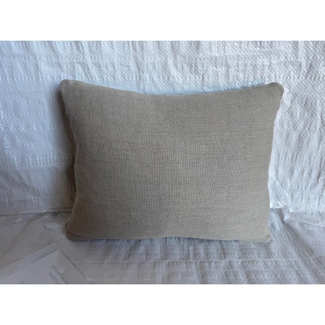 17th Century Flemish Tapestry Pillow For Sale - Image 4 of 4