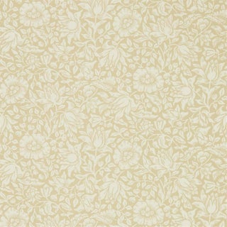 Morris & Co Mallow Wallpaper in Soft Gold For Sale
