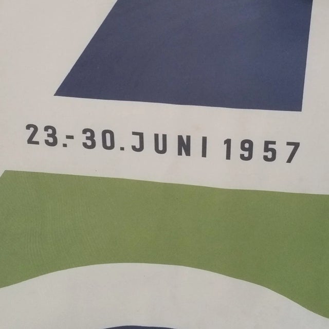 Vintage German Poster by Gert Brunck for Graphische Werke Germania Druckerei AG, 1957 For Sale - Image 4 of 7