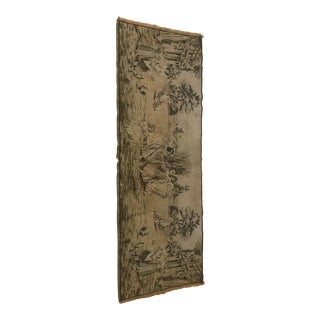 1930s Vintage Woven Tapestry For Sale