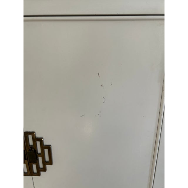 1960s Ming Style Cream Armoire/Storage Cabinet For Sale - Image 11 of 13
