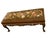 Early 20th Century Antique American Rococo Revival Carved Walnut Needlepoint Bench, Pierced Louis XV Style For Sale - Image 5 of 6