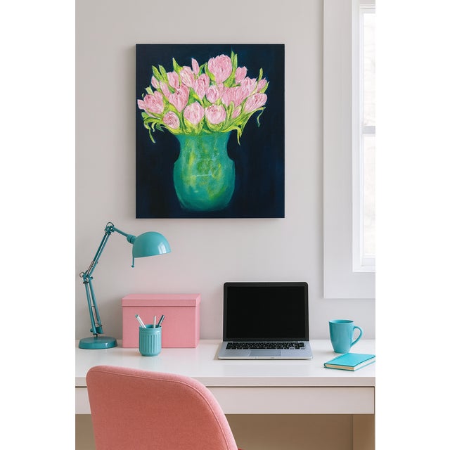 2020s Sweet Memories Original Impressionist Acrylic Painting For Sale - Image 5 of 6