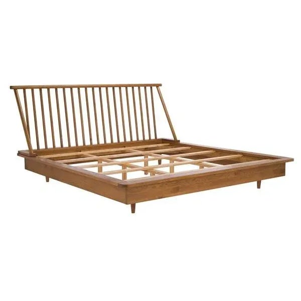 Cassius Wood Spindle Bed - Light Brown, King For Sale In Philadelphia - Image 6 of 10