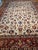 Vintage Persian Isfahan Room Size Rug in Floral Pattern in Ivory, Red, Blue, Green, Pink For Sale - Image 10 of 14