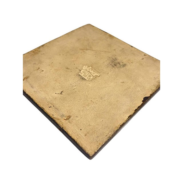 Mid-Century Modern Royal Delft Cloisonné Amsterdam Coat of Arms Tile For Sale - Image 11 of 15