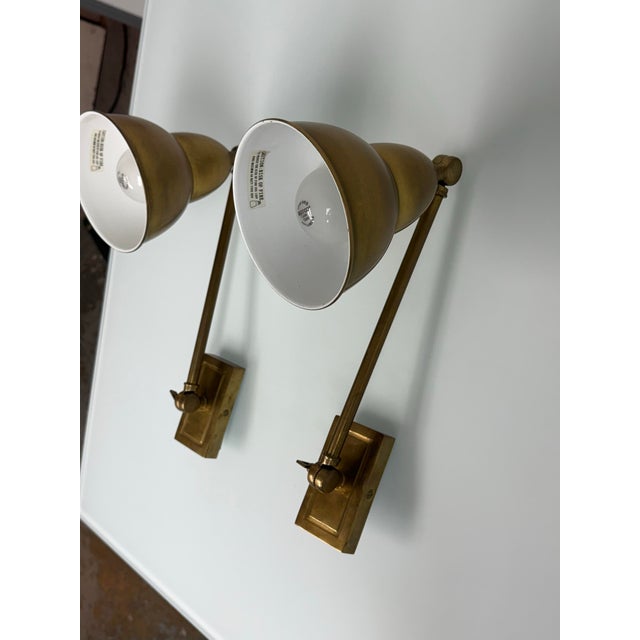 2020s Visual Comfort French Library Single Arm Wall Lamps, Pair For Sale - Image 5 of 12