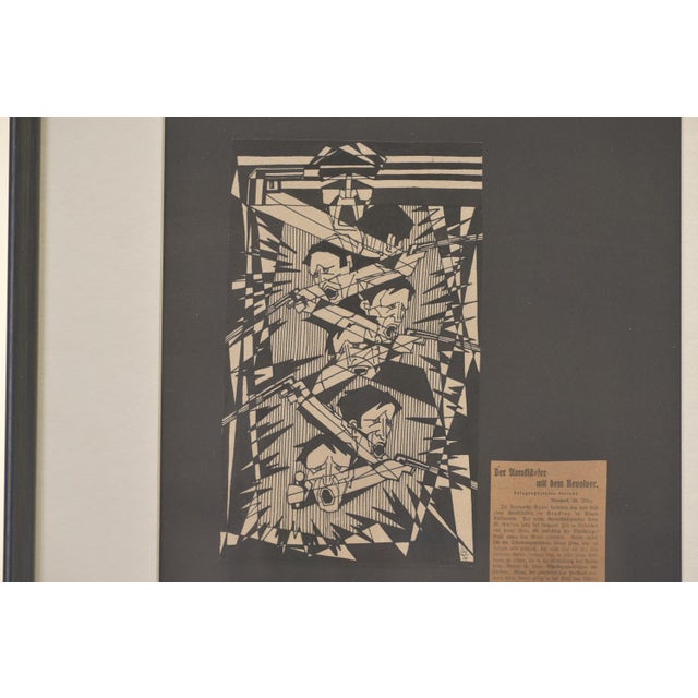 The Gunman with the Revolver, Ink Drawing, 1927 For Sale - Image 6 of 9