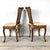 French Provincial Set of Four Vintage French Provincial Cane Back Dining Chairs — Louis XV Style For Sale - Image 3 of 12