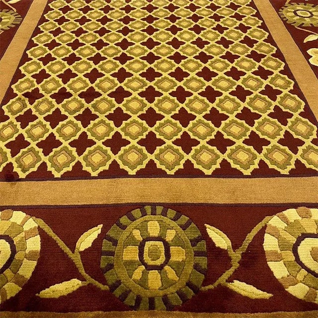 Handwoven Gabbeh Area Rug 6'7"×10'1" For Sale - Image 10 of 11