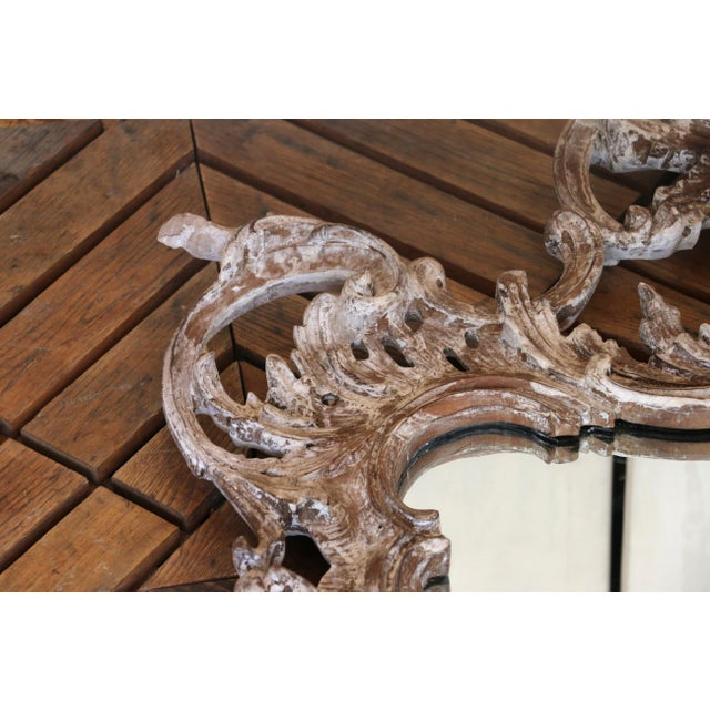La Barge Vintage La Barge Italian Rococo Style Carved Wall Mirror, Circa 1970s For Sale - Image 4 of 18