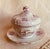 Antique French Porcelain Sauce Tureen & Underplate, Circa 1820, Rose Floral For Sale - Image 4 of 12