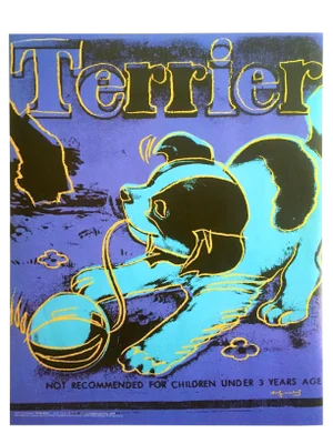 Andy Warhol Foundation Pop Art Poster Print " Mechanical Terrier " 1983