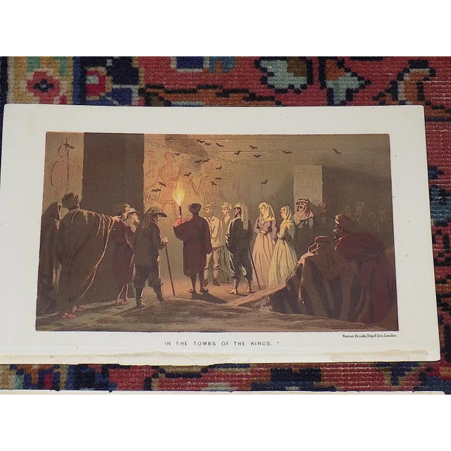 Realism Authentic Antique 19th Century Lithographic Views of British Colonial Middle East - Set of 6 For Sale - Image 3 of 8
