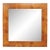 French Wall Mirror from the 1920s with Burl Walnut Veneered Frame For Sale