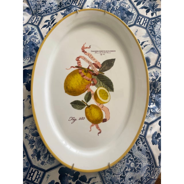 This lovely Williams-Sonoma French Country Serving Platter with hanger measures a substantial 19”x13.5”. Perfect for...