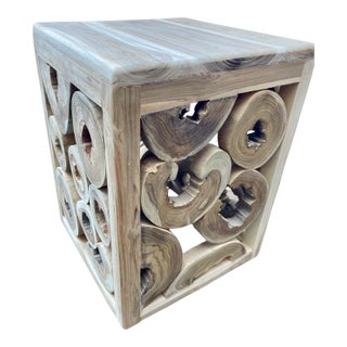 Contemporary Accent Stool For Sale