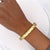 Tiffany and Co. Mid 20th Century Tiffany & Co. 18k Gold Twisted Rope Flat Hinged Bangle Bracelet For Sale - Image 4 of 10