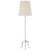 Traditional AERIN by Visual Comfort Signature Mathilde 59" Floor Lamp in Plaster White with Linen Shade For Sale - Image 3 of 3