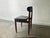Dining Chairs in Black Leatherette with Floating Backrest from Schreiber, 1960s, Set of 4 For Sale - Image 6 of 8