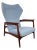 Lb Kofod Larsen "Carlo" Wingback Lounge Chair for Carlo Garn For Sale