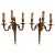 Louis the 16th Style 3 Arms Bronze Wall Lights by Lucien Gau - A Pair For Sale - Image 13 of 13