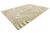 Contemporary Abstract Geometric Wool Area Rug – Olive Green & Cream Modernist For Sale - Image 12 of 12