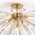 Create a glamorous modern statement in your master bath or closet with Poppy, a stunning semi-flush mount. Candelabra...