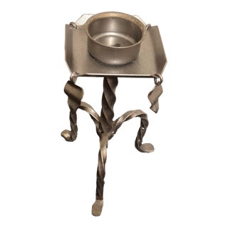 Swedish Sculptural Wrought Iron Tealight Holder by Eric Dalmas for Dala Industri For Sale