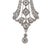 Early 20th Century Antique Art Deco Platinum 1.06ctw Old European Diamond Drop Pendant For Sale - Image 5 of 8