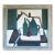 Mid-Century Modern 'Green Vessels & House Form' Abstract Still Life Oil Painting by Swedish Artist Max Gregor Carlsson (1914-1996), Framed For Sale