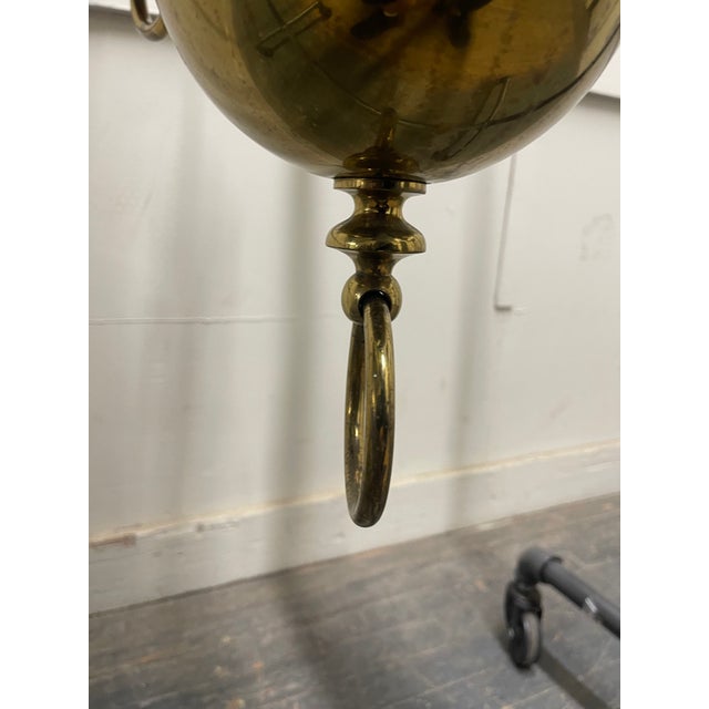 Antique Ten-Light Brass Dutch Baroque Style Chandelier For Sale - Image 11 of 17
