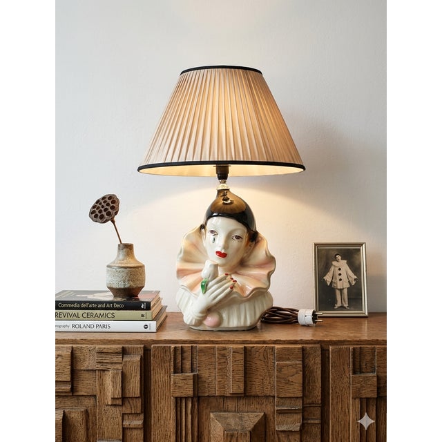 A spectacular and highly collectible postmodern table lamp from the renowned italian manufacturer vicenze, dating from the...