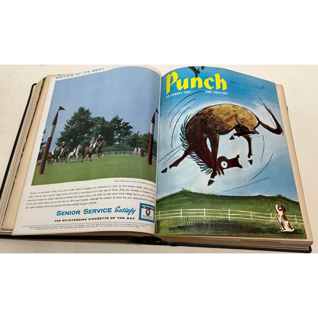 Punch Magazine July-December 1962 Bound Volume Art Politics Theatre For Sale - Image 4 of 13