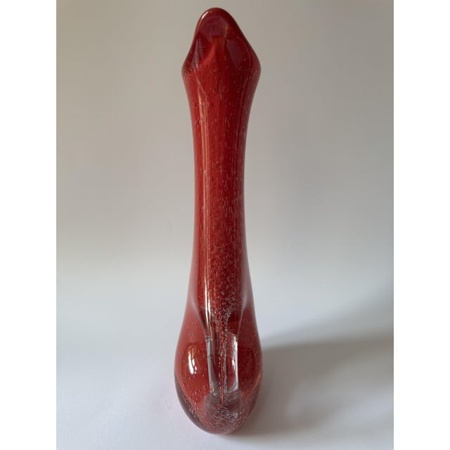 Vintage Polish Art Glass Vase, 1970s For Sale - Image 10 of 18