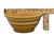 Late 19th Century Nice Antique Thick & Heavy 9.25 Inch Brown & White Banded Yellow Ware Kitchen Batter Mixing Bowl Late 1800s For Sale - Image 5 of 14