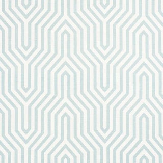 Schumacher X Mary Mcdonald Vanderbilt Print Fabric in Mineral For Sale