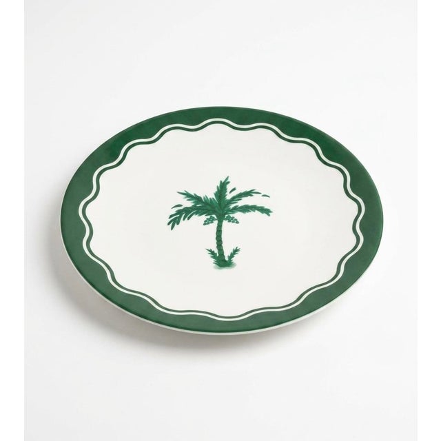 Fern & Co. For Anthropologie Palm Tree Dinner Plates - Set of 6 For Sale - Image 4 of 10