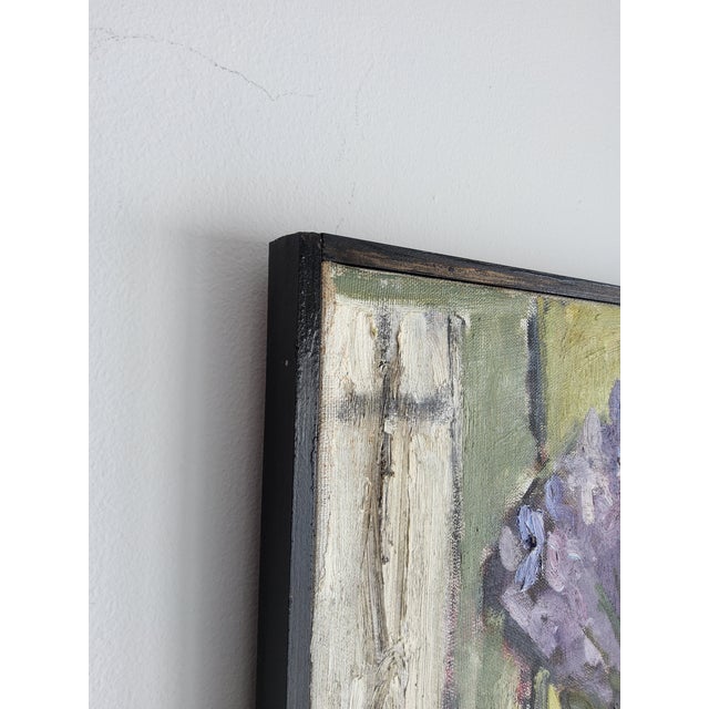 Original Swedish Mid Century Interior Still Life Painting by Ulla Borgstrom 1951 For Sale - Image 14 of 17