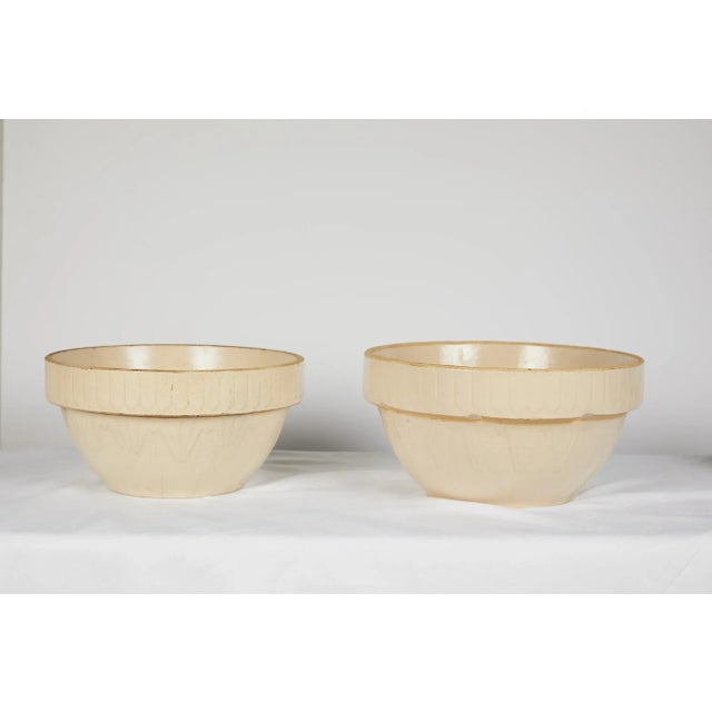 American Art Deco Earthenware Mixing Bowl Set For Sale - Image 12 of 13
