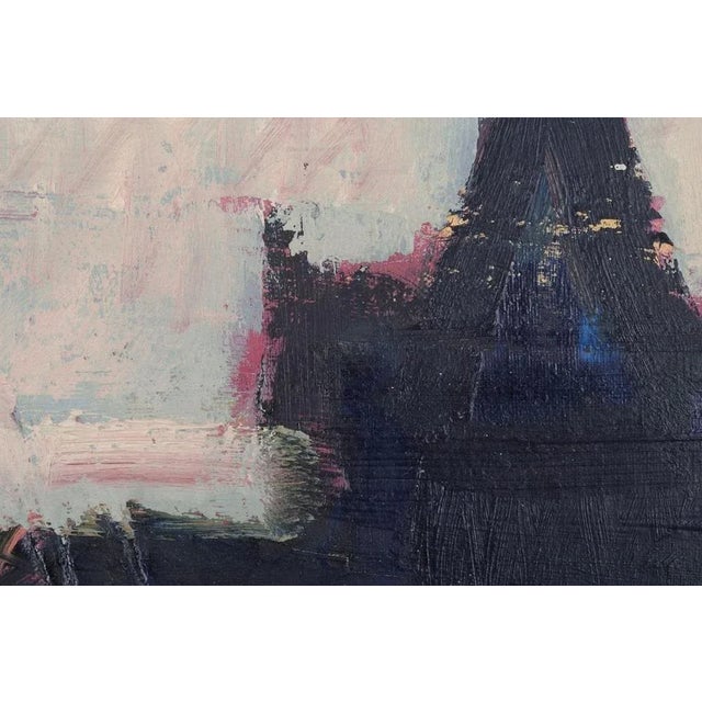Peer Lorentz Dahl, View of a Church, 1964, Oil on Canvas For Sale - Image 6 of 10