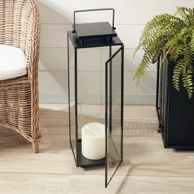 Modern Alden Outdoor Lantern Large For Sale - Image 3 of 6