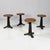 Industrial Italian Round Stools in Wood and Cast Iron, 1930s, Set of 4 For Sale - Image 18 of 18