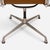 Brown Late 20th Century Eames Aluminum Group Side Chair With Arms by Herman Miller – Brown Leather For Sale - Image 8 of 9