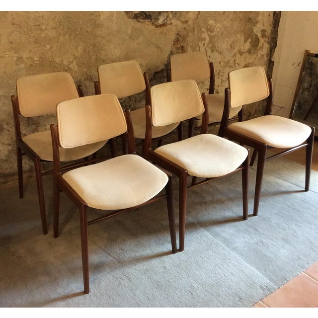 Wilkhahn Dining Chairs by Hartmut Lohmeyer for Wilkhahn, 1950s, Set of 6 For Sale - Image 4 of 17