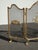 1990s Vintage French Provincial Ribbons Love Birds Gold Brass Fireplace Screen #2 For Sale - Image 5 of 14