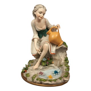 Capodimonte Biscuit Sculpture by Nico Venzo, 1970s For Sale