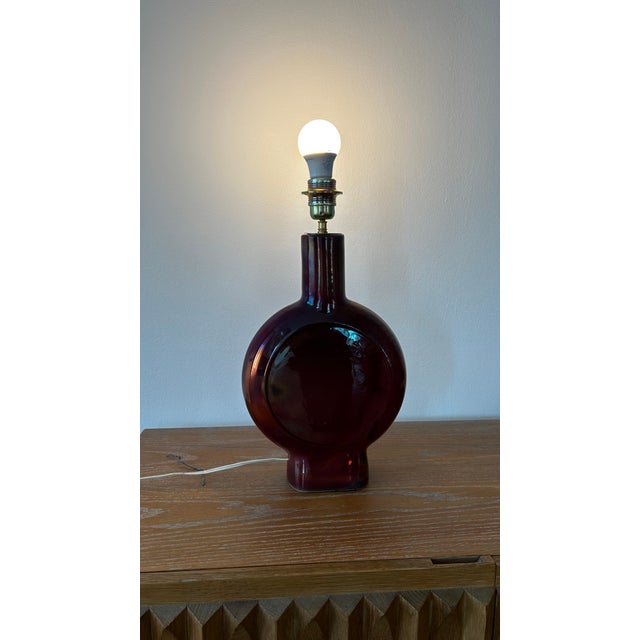 Ceramic Lamp by Joachim, France, 1972 For Sale - Image 9 of 11