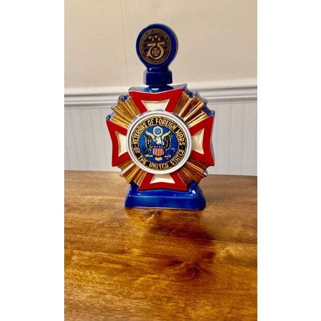American Veterans of Foreign Wars 75th Anniversary Decanter For Sale - Image 3 of 12