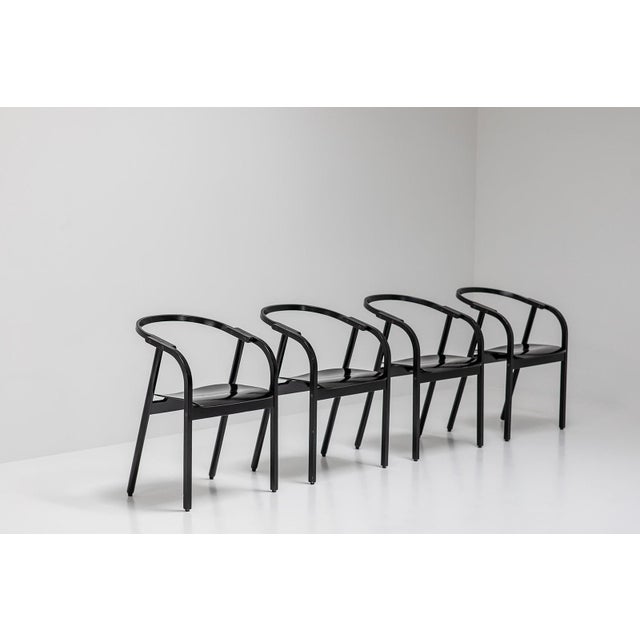 Otto Chairs from Werther Toffoloni, Set of 4 For Sale - Image 9 of 14